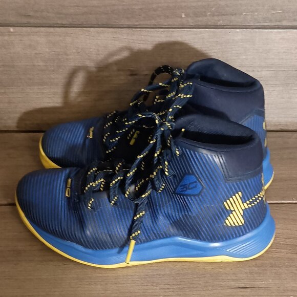Under Armour Curry 2.5 Dub Nation Youth Basketball Shoes Size 2.5Y 1276333-400 - Picture 8 of 16